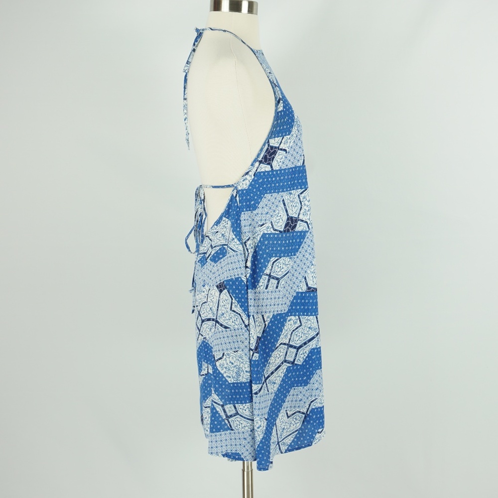 Minkpink Indigo Waters Halter Dress Revolve XS - Picture 6 of 7